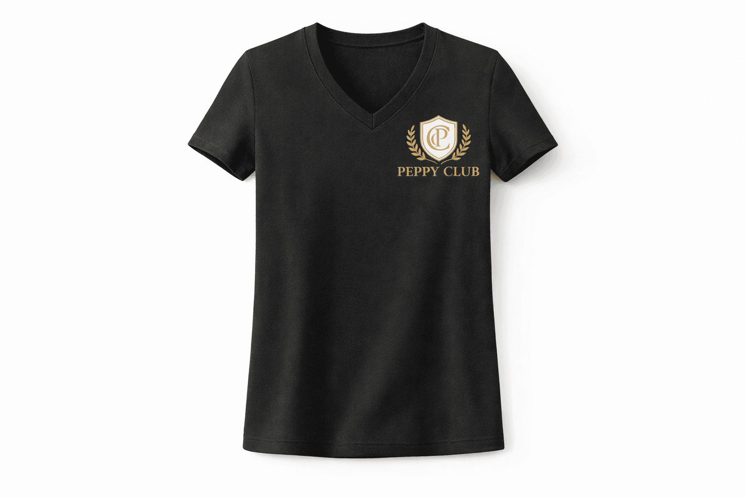 Peppy Club V-Neck Tee